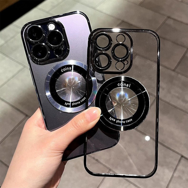 Transparent  Electroplating Anti-Drop iPhone Phone Case